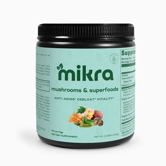 mushrooms & superfoods blend by mikra